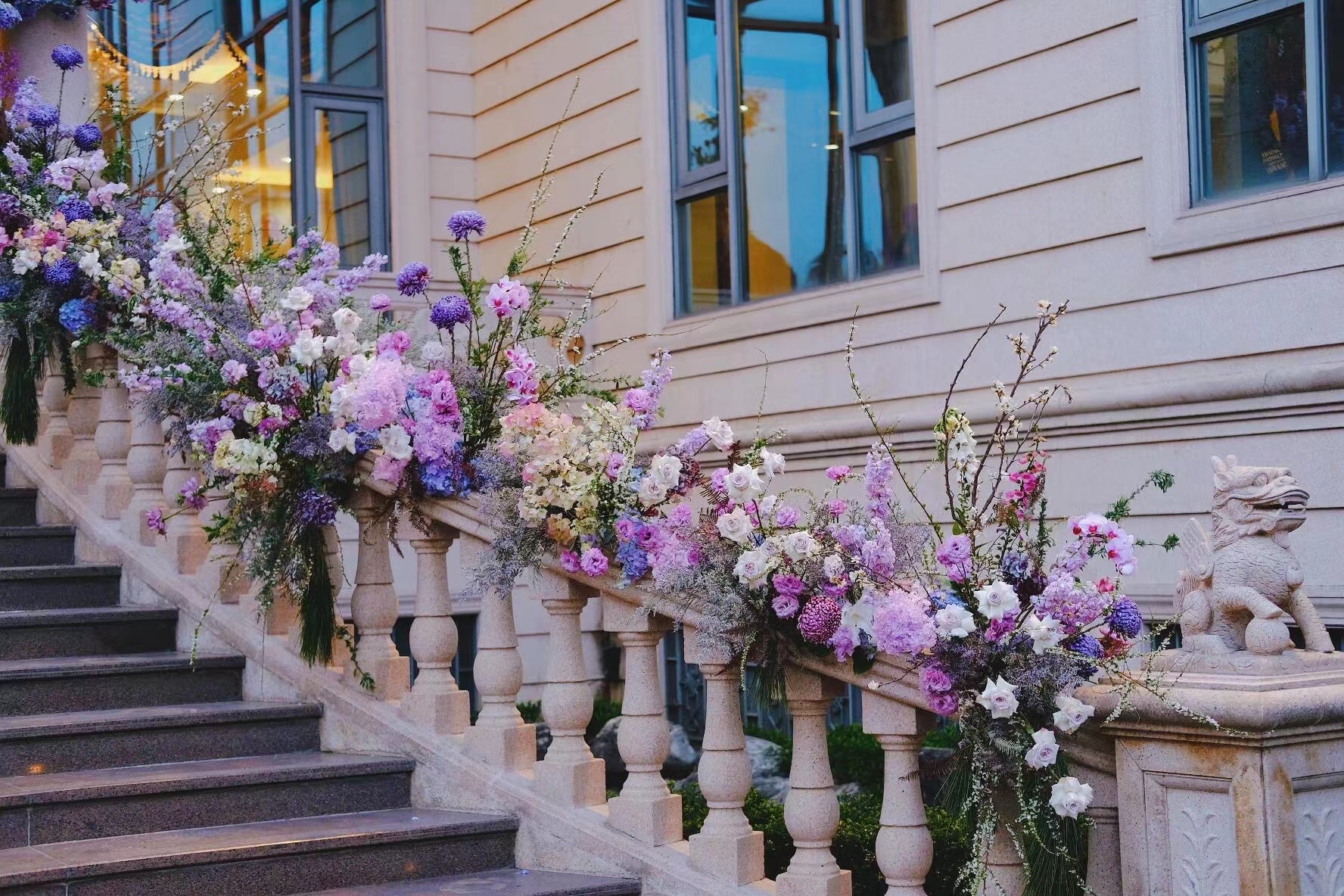 Mira Fleur event floral — tablescape, mira palette