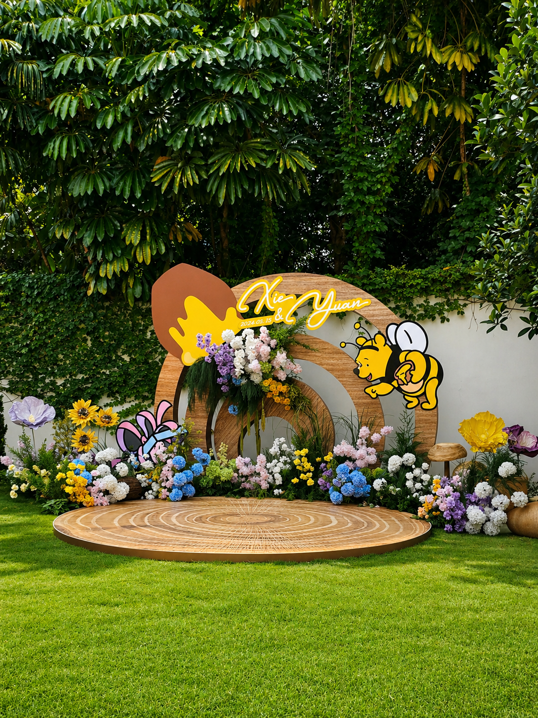 Mira Fleur event floral — tablescape, mira palette