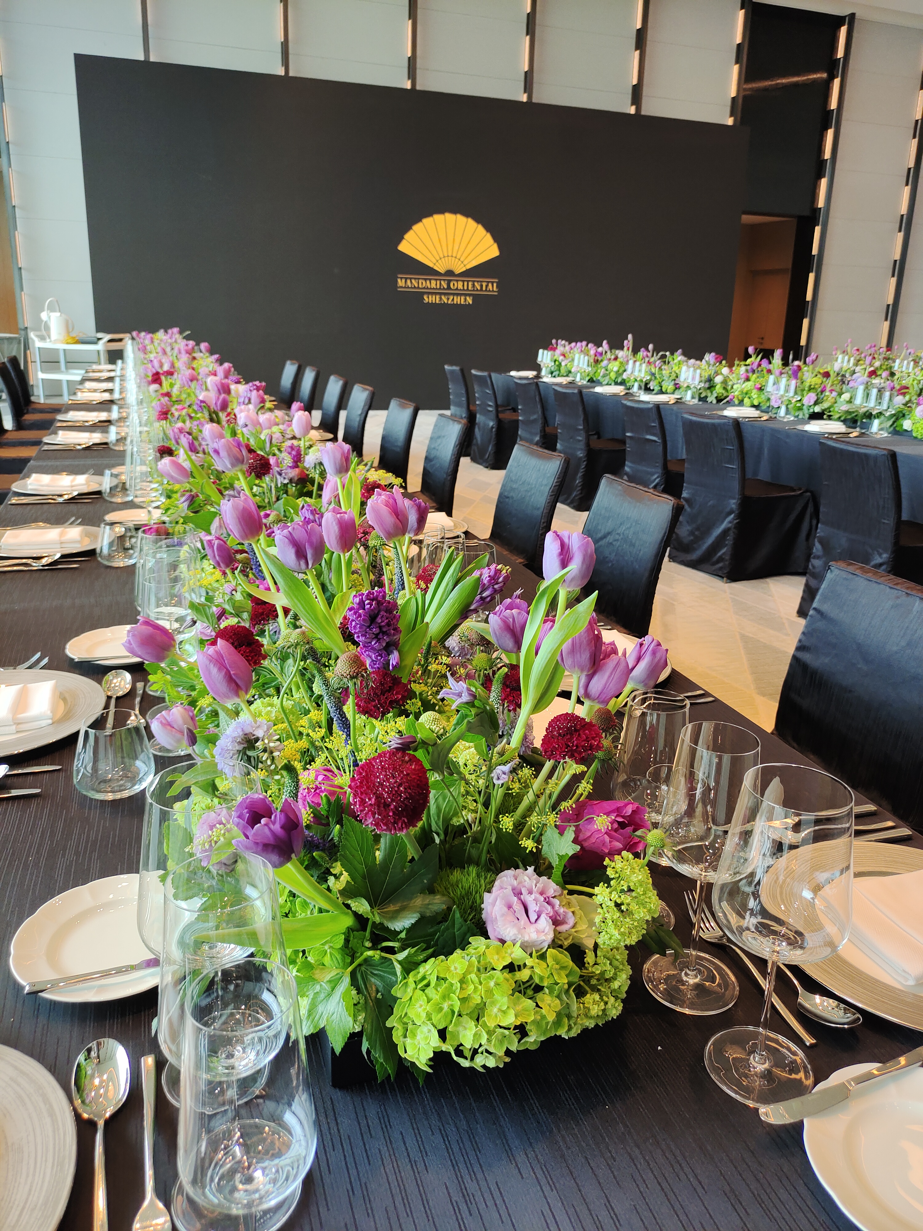 Mira Fleur event floral — tablescape, mira palette