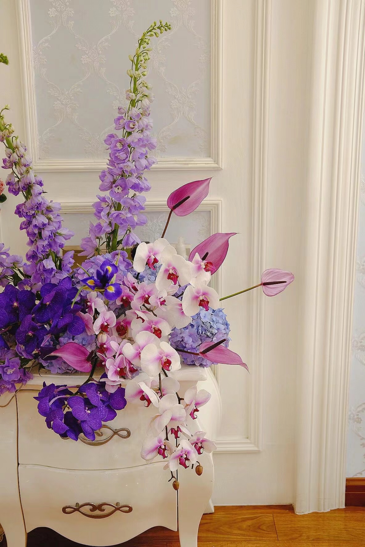 Mira Fleur event floral — tablescape, mira palette