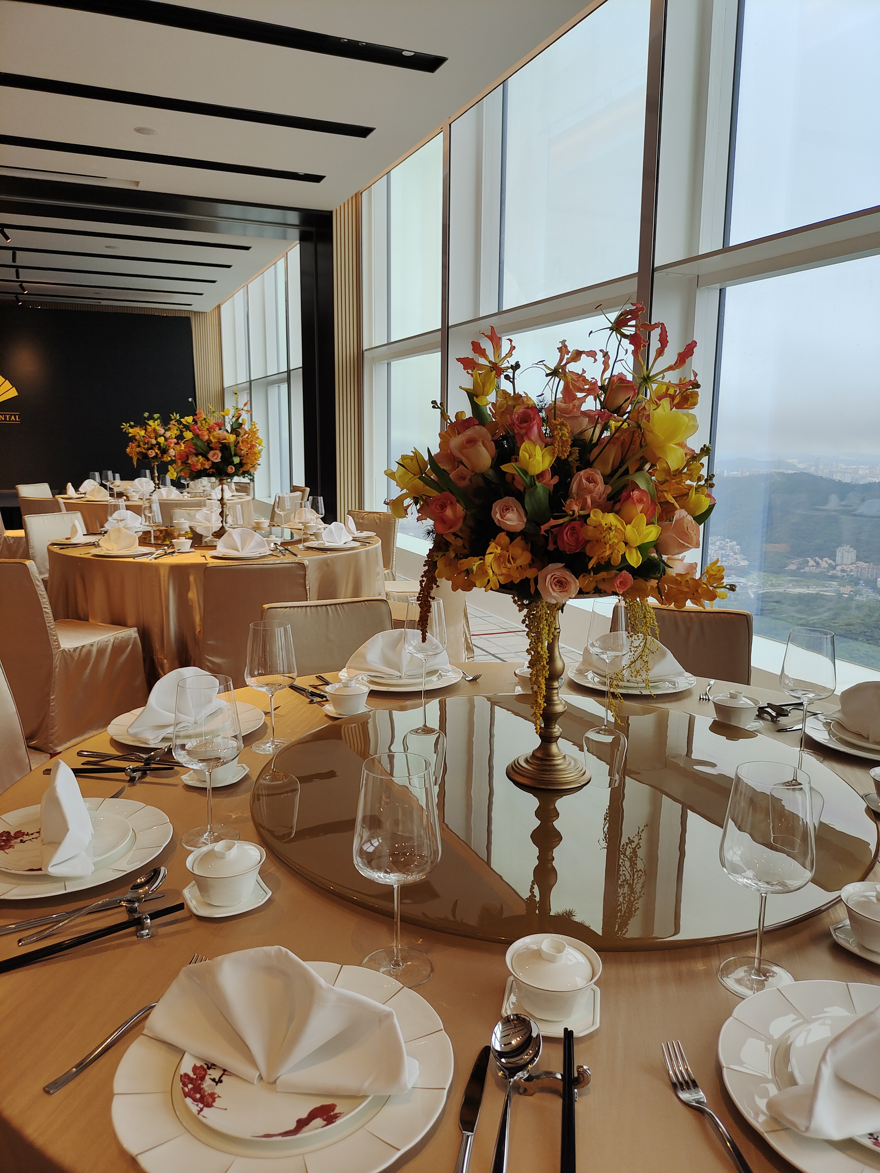 Mira Fleur event floral — tablescape, mira palette