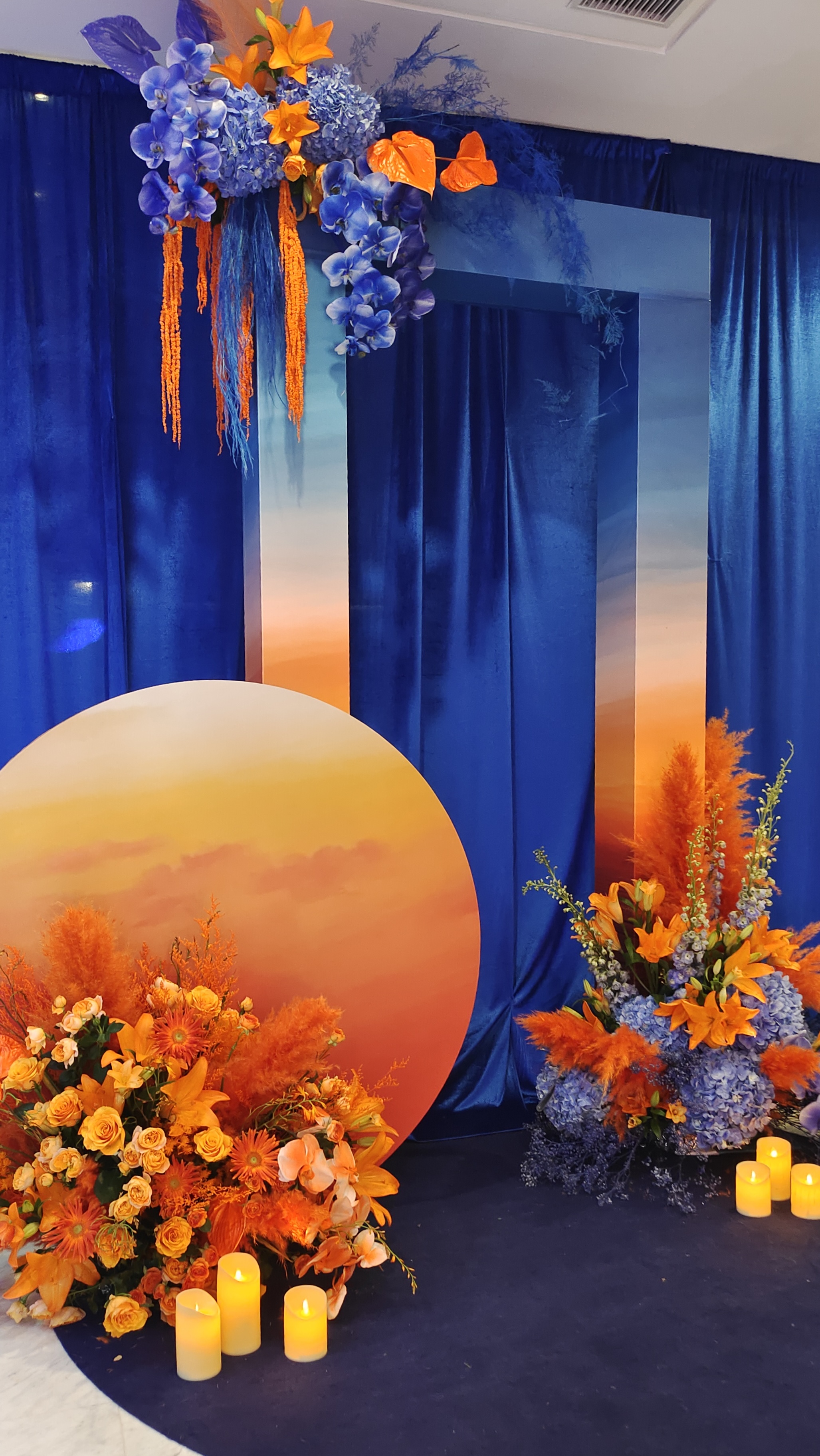 Mira Fleur event floral — tablescape, mira palette