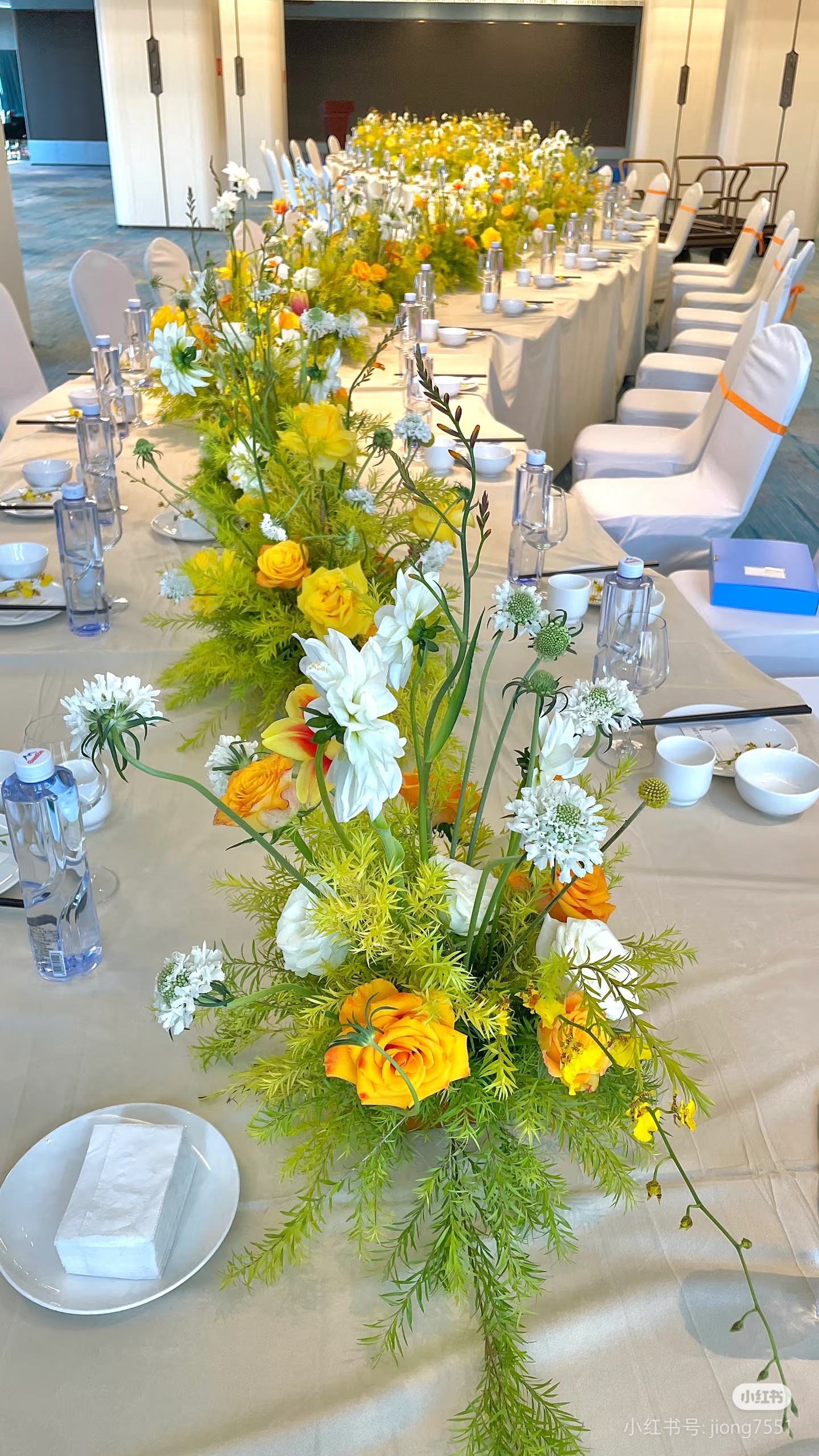 Mira Fleur event floral — tablescape, mira palette