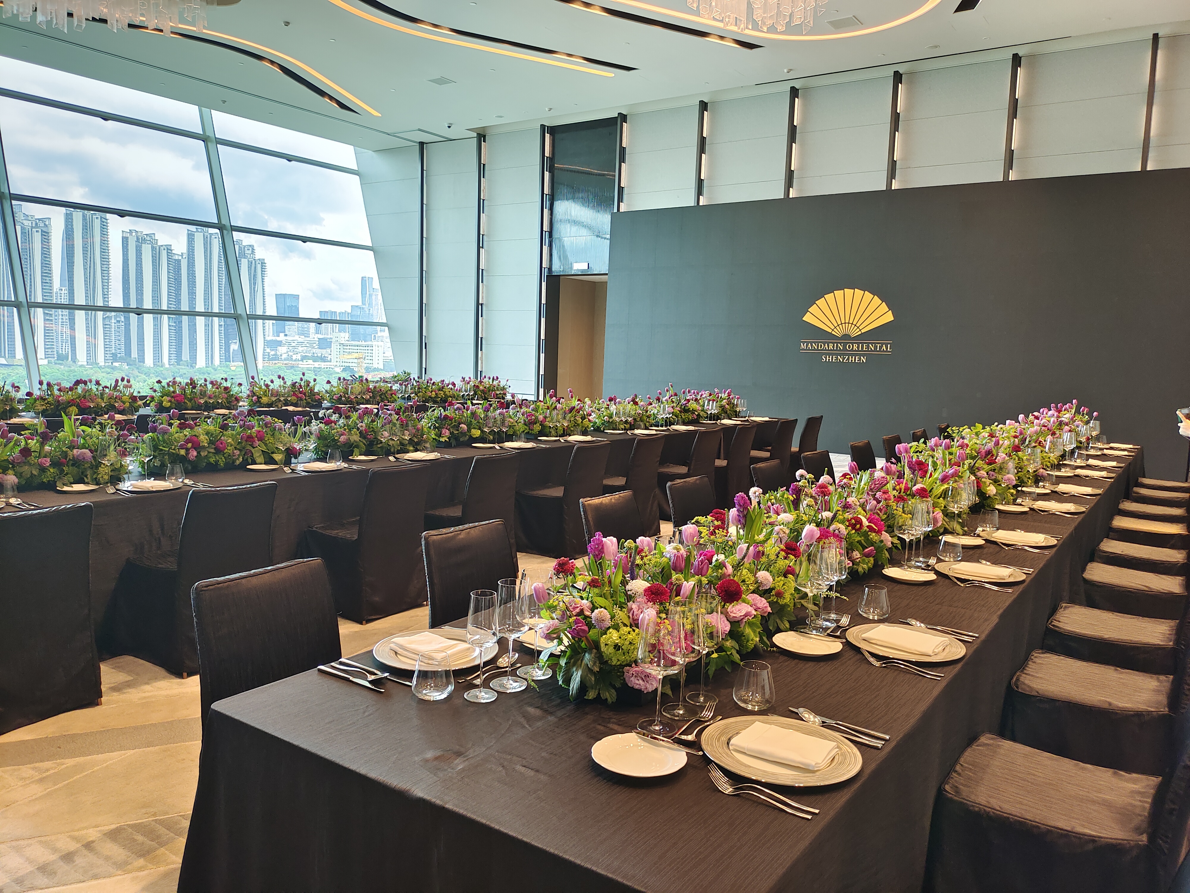 Mira Fleur event floral — tablescape, mira palette