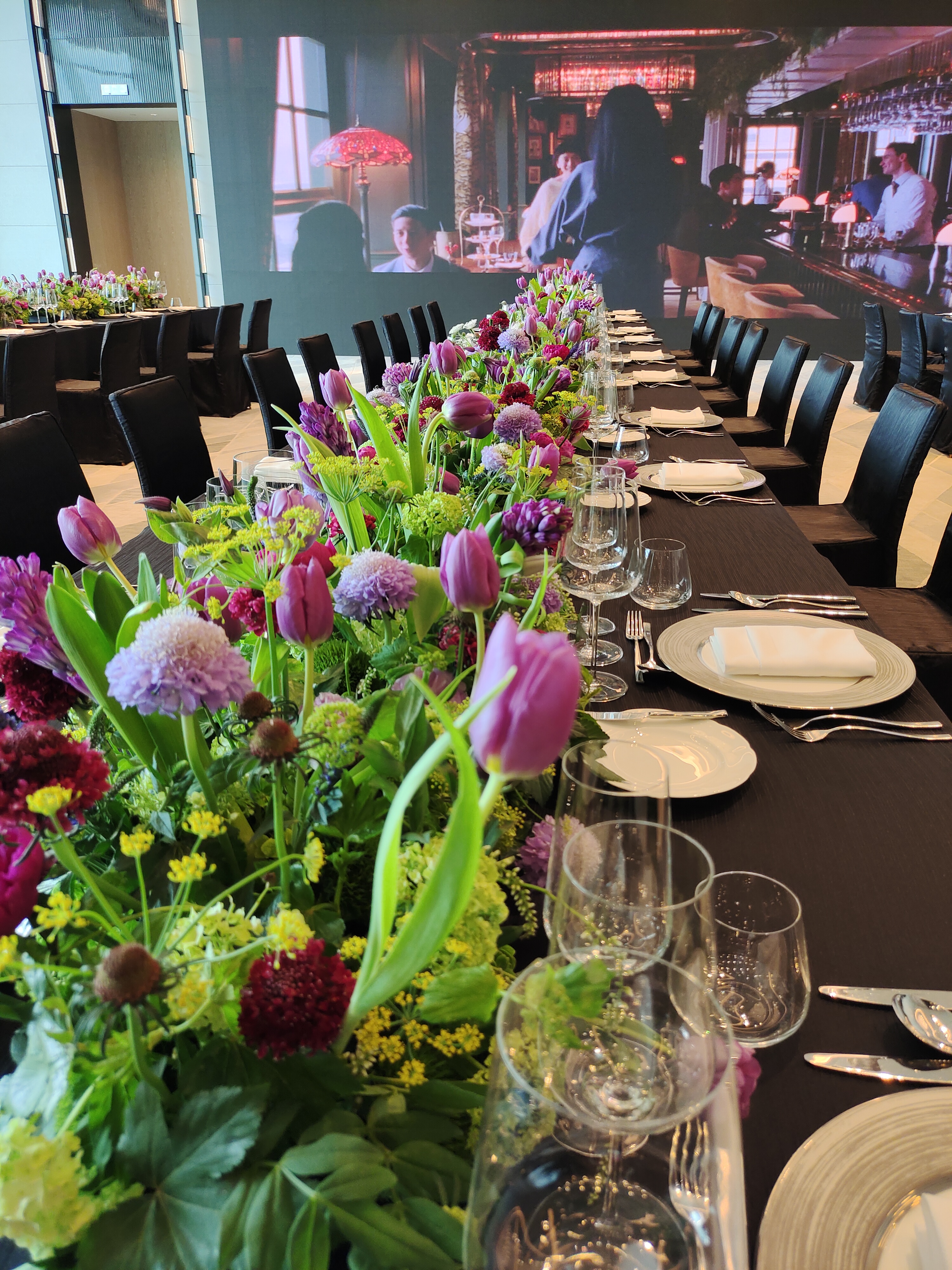 Mira Fleur event floral — tablescape, mira palette