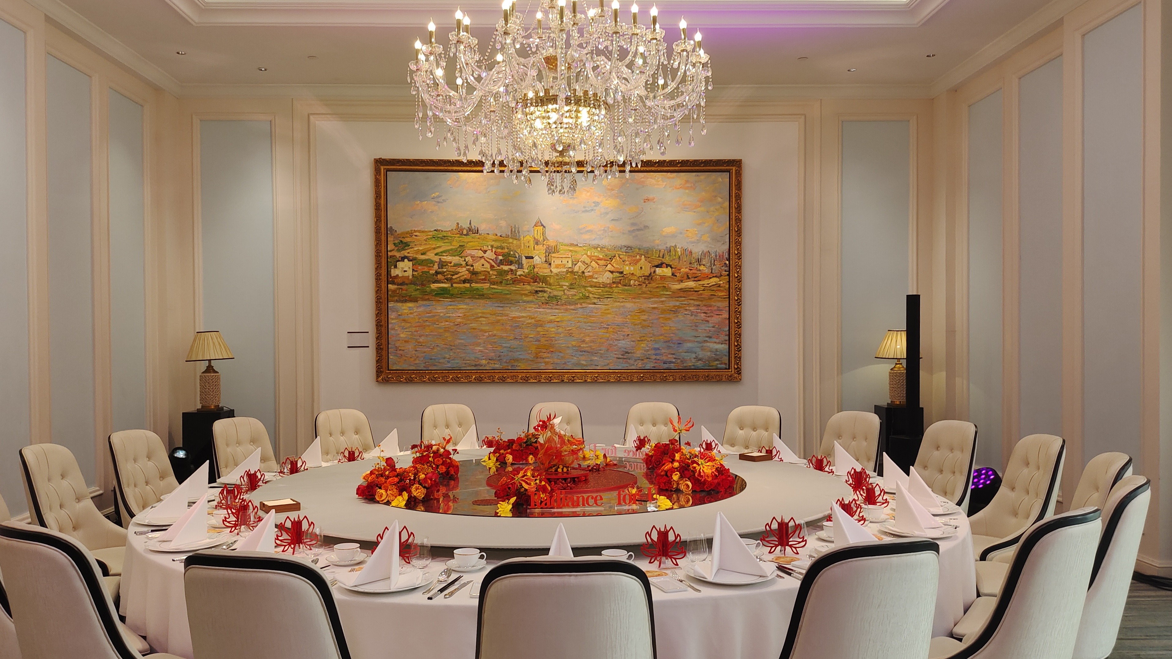 Mira Fleur event floral — tablescape, mira palette