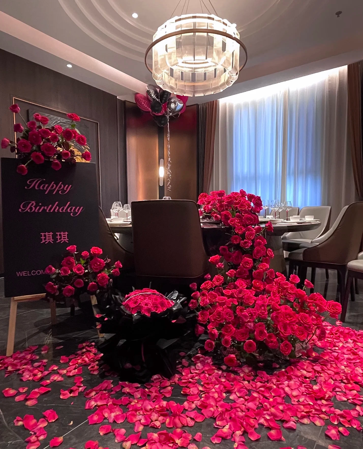 Mira Fleur event floral — tablescape, mira palette