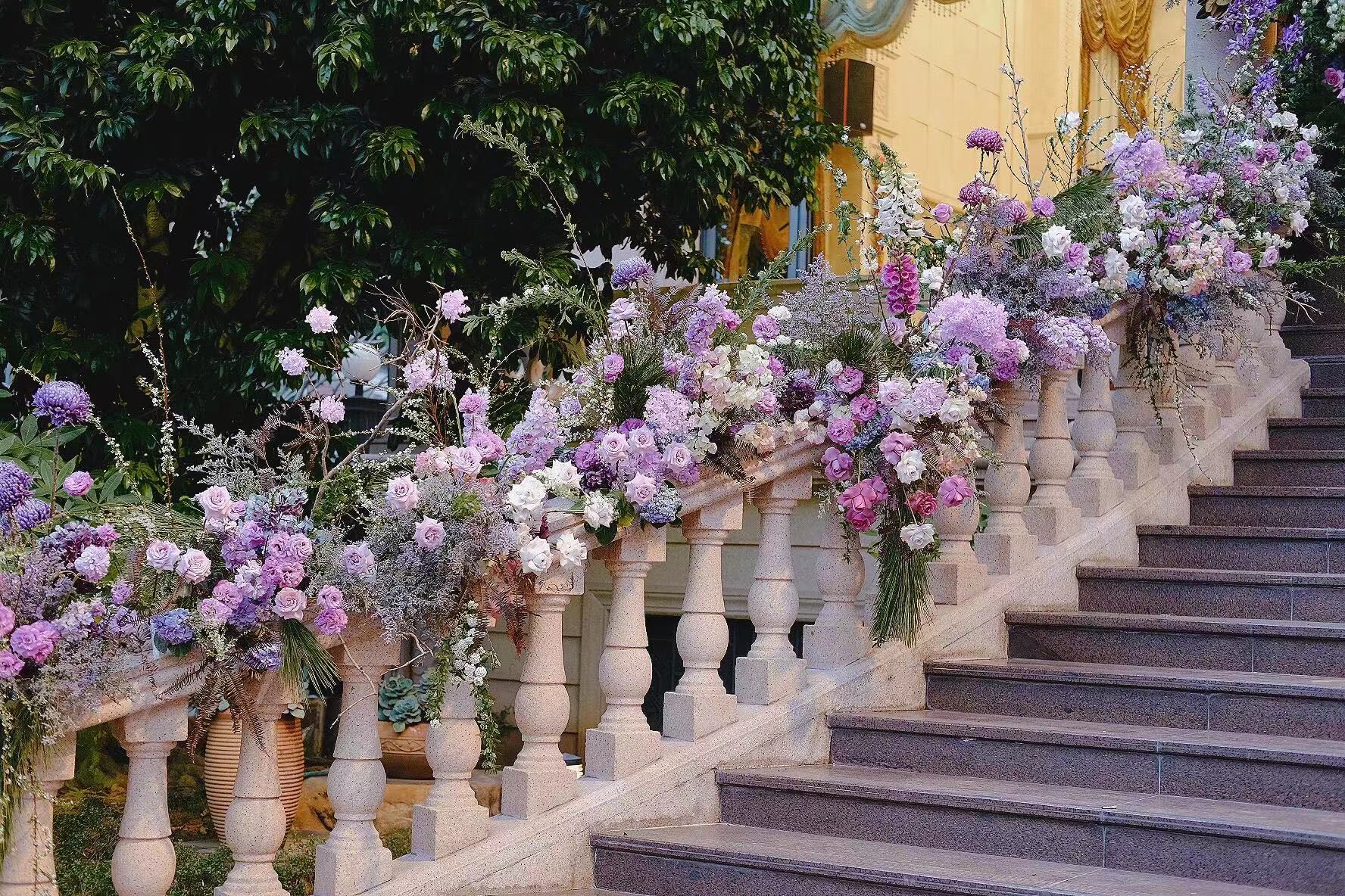 Mira Fleur event floral — tablescape, mira palette