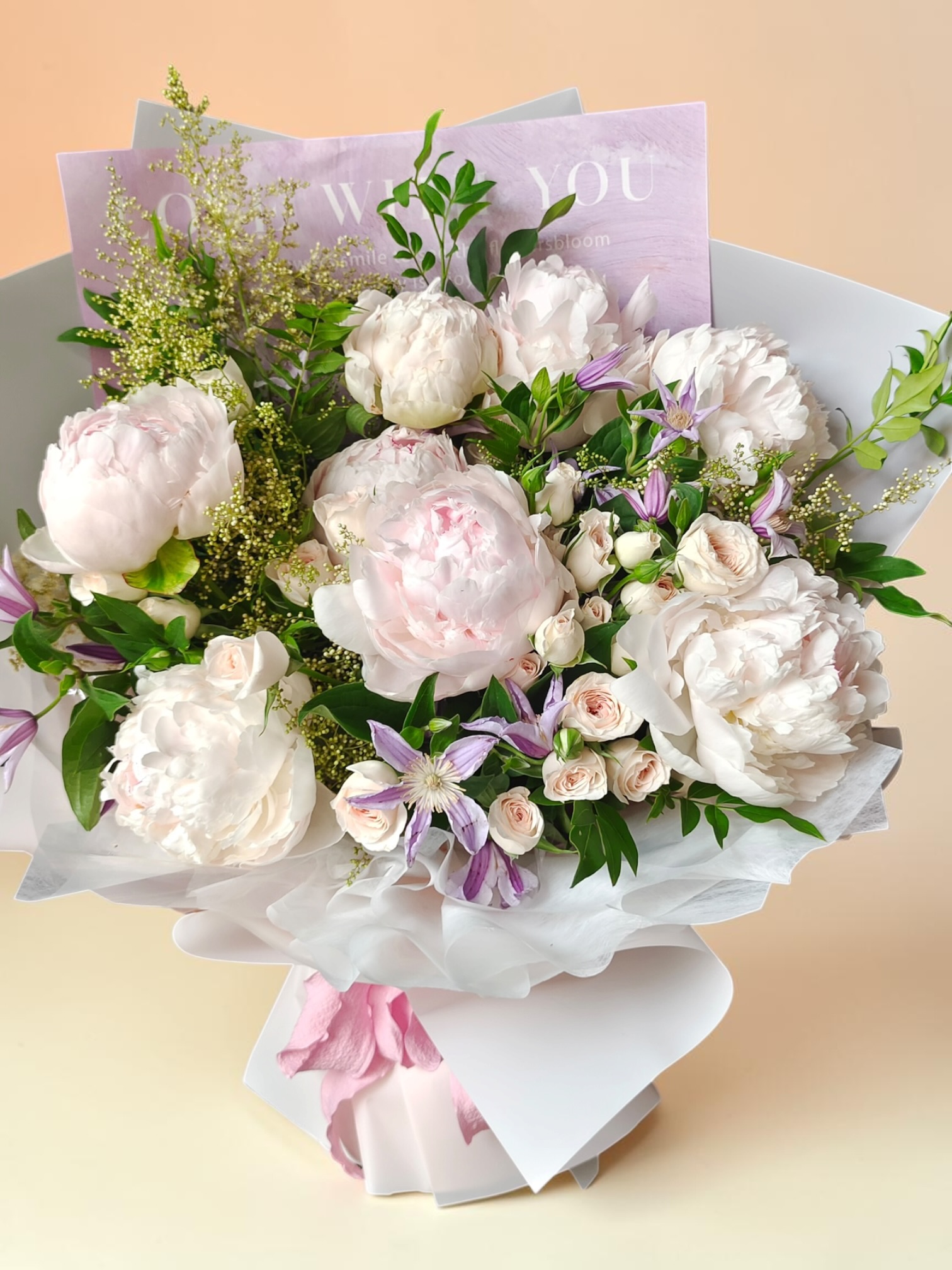 Mira Fleur signature gift floral — bouquet, mira palette